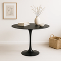 Mesa Tulip 80 cms MDF - Negra para el hogar, disponible en Mons