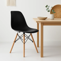 Silla Eames - Negra para el hogar, disponible en Mons