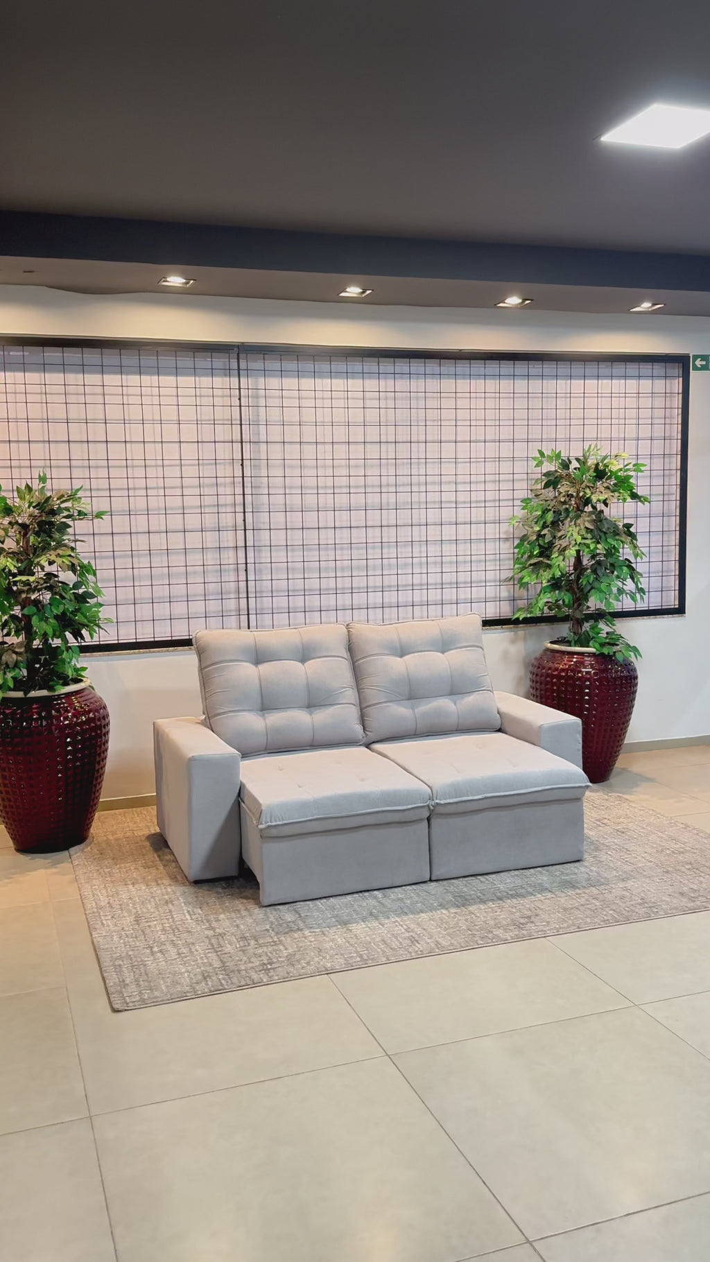 Mons Sofá Reclinable y Extensible Magnum 2M White