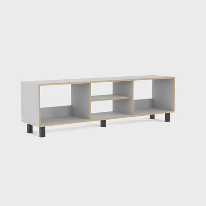 Rack Nomik Tv70 - Blanco / Canto Duna