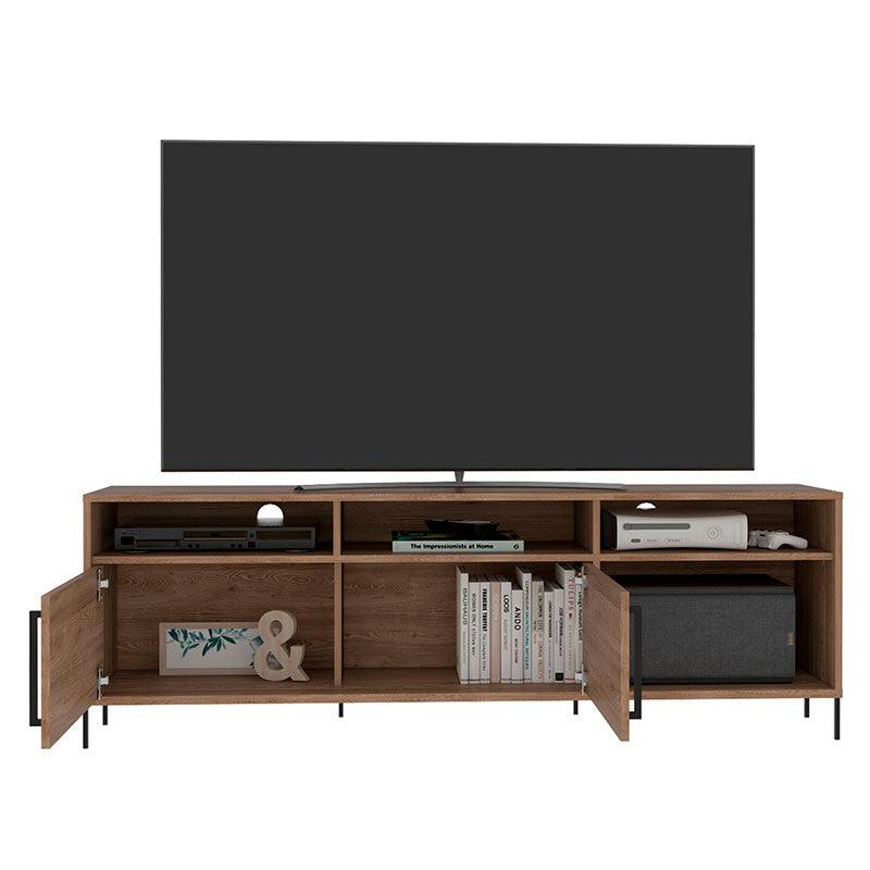 Rack Para Tv Ame, Miel, con Espacio Para Televisor de Hasta 65 Pulgadas - vista 2