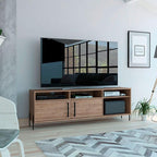 Rack Para Tv Ame, Miel, con Espacio Para Televisor de Hasta 65 Pulgadas - vista 3