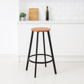 Pack de 2 Pisos taburete de bar elipse industrial para el hogar, disponible en Mons
