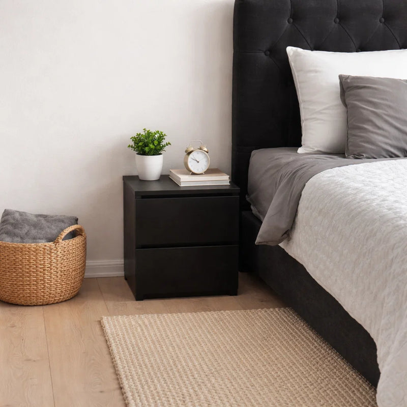 Velador Cajon Doble Minimal Oscuro para el hogar, disponible en Mons