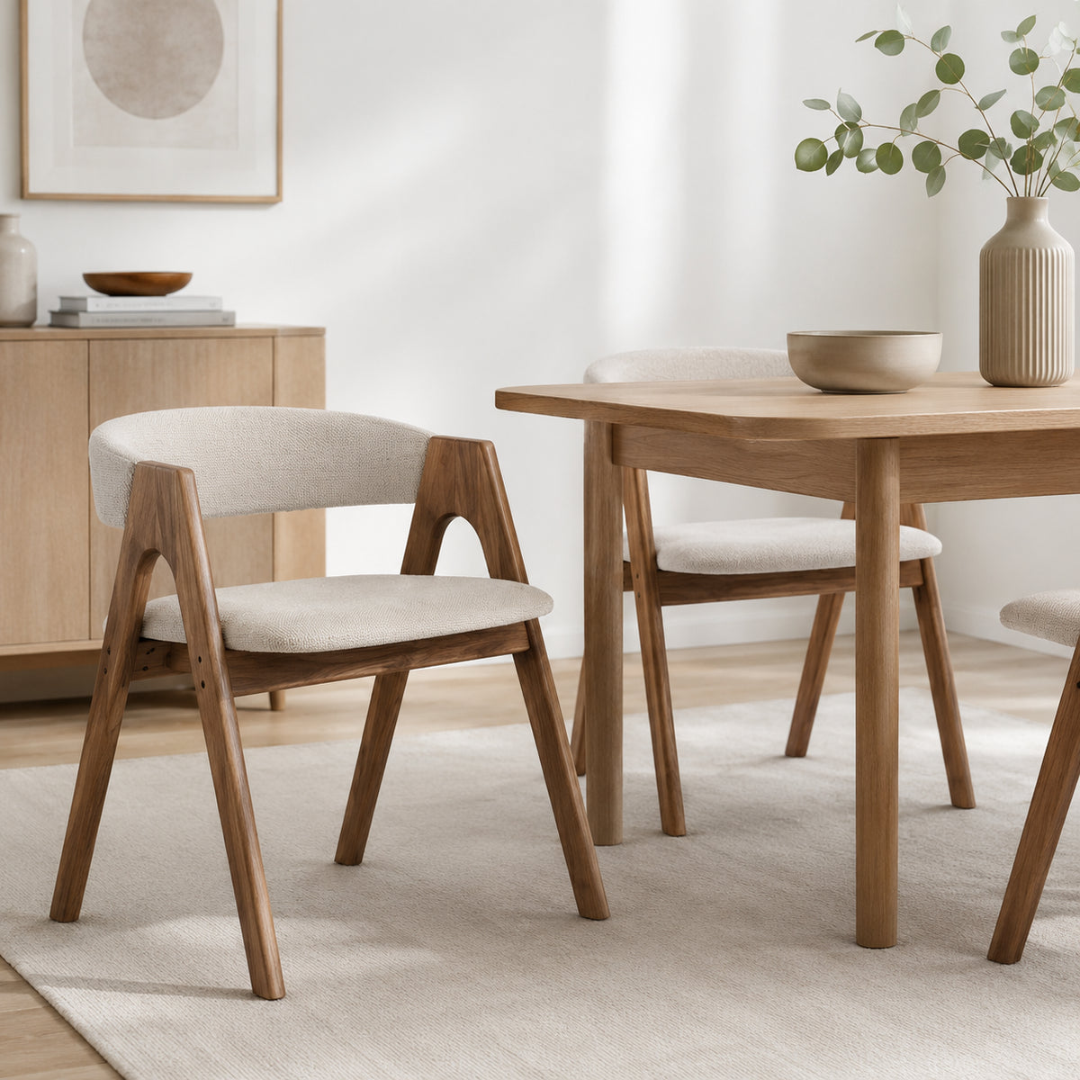 Pack de 2 Sillas de comedor Kizuna 50X55x67 para el hogar, disponible en Mons