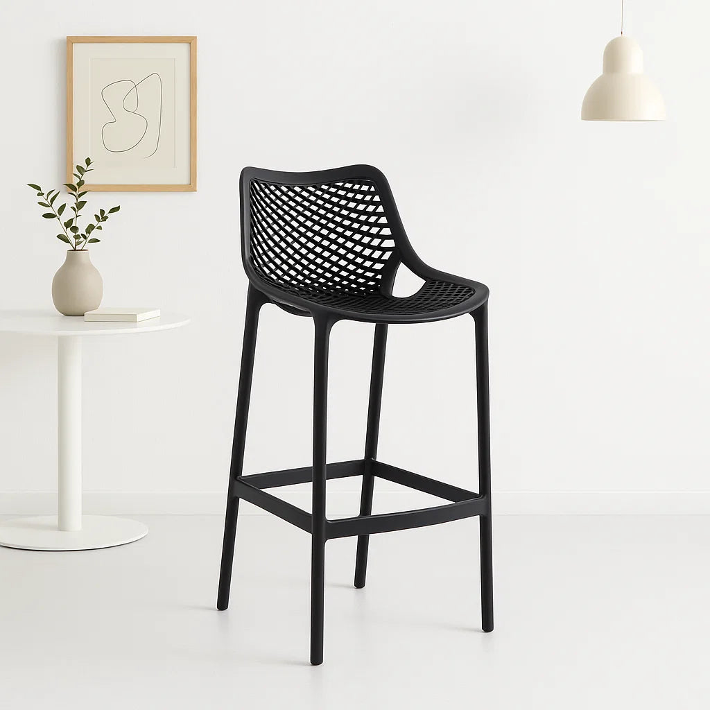 Taburete de Bar o Terraza Berlín - Negro para el hogar, disponible en Mons