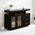 Mueble Cafetero GlassLight con LED para el hogar, disponible en Mons