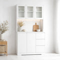 Mueble Buffet Alto LumiGlass para el hogar, disponible en Mons