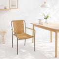 Silla Comedor o Exterior KAMBA Tejido - Color Trigo para el hogar, disponible en Mons