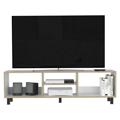 Rack Nomik Tv70 - Blanco / Canto Duna